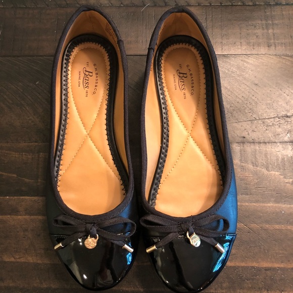 Bass Shoes - G.H. Bass & Co Black Ballet Flat 5.5 M